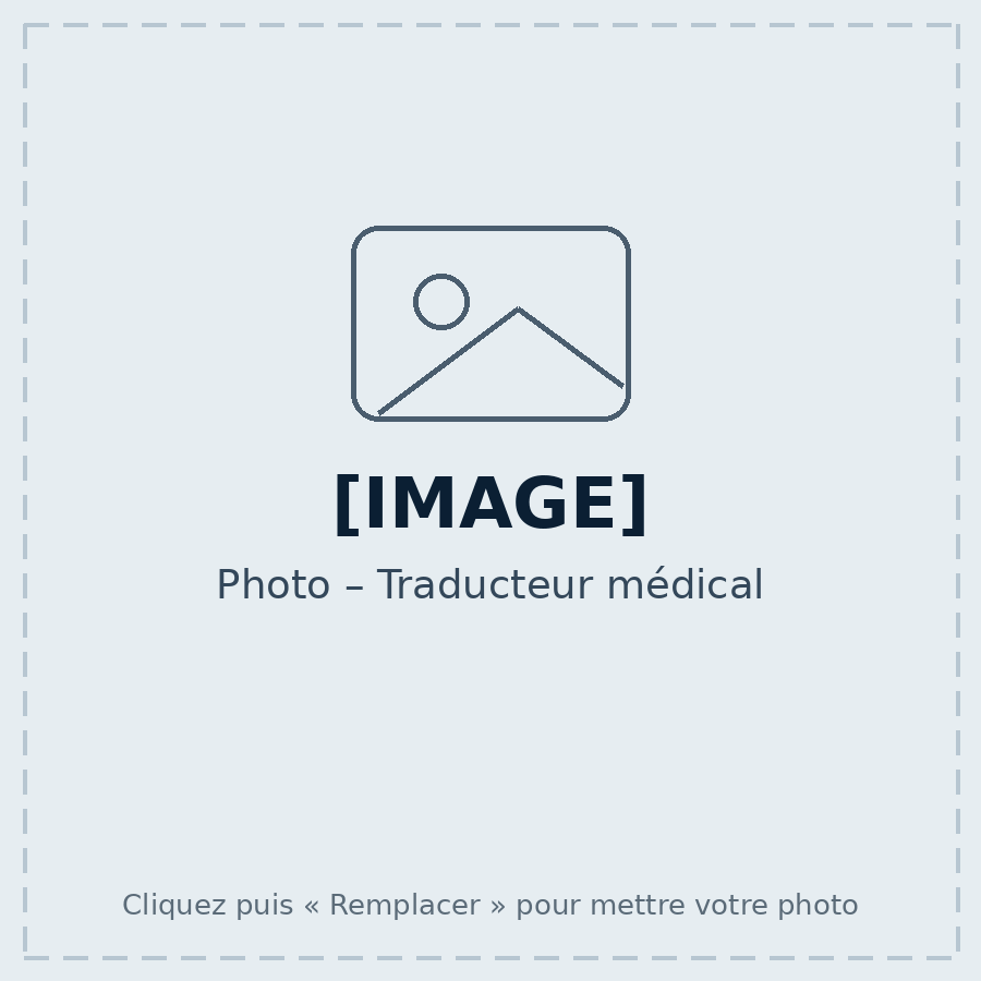 Photo – Traducteur médical